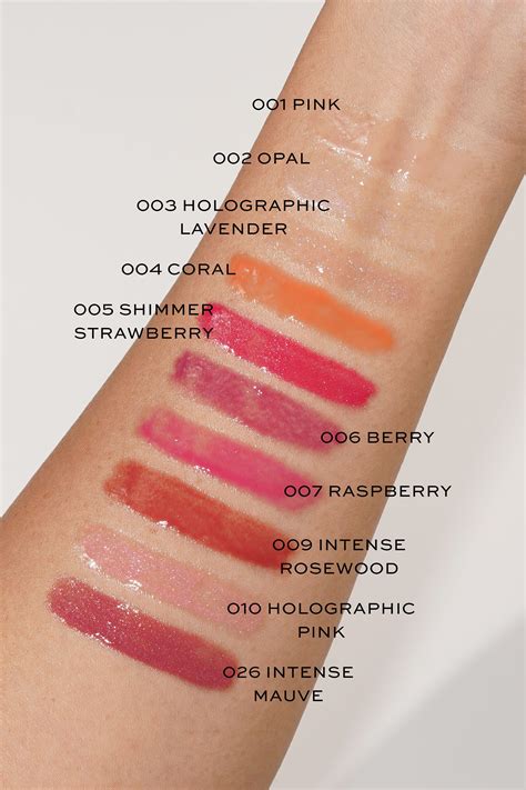 dior lip gloss colors|Dior lip gloss color chart.